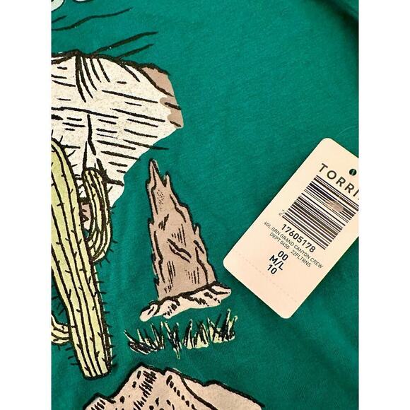 NWT Torrid Green Grand Canyon Graphic T-Shirt, Size 00 or 10 or M/L - Picture 7 of 7